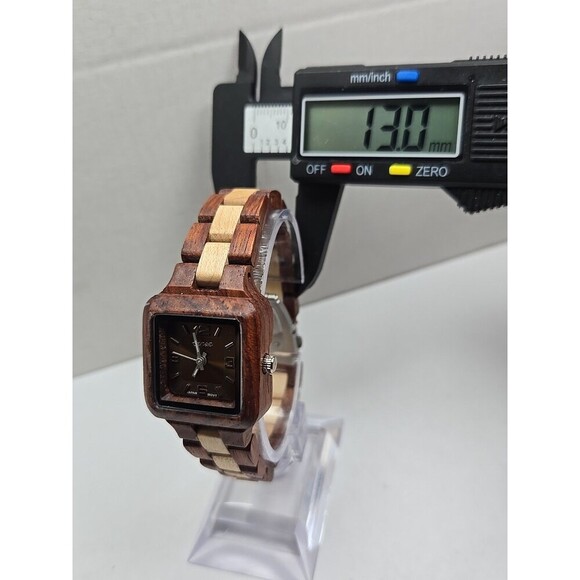 Tense Small Summit Katalox Maple Wood Watch Womens Quartz Canada New Battery main image 4